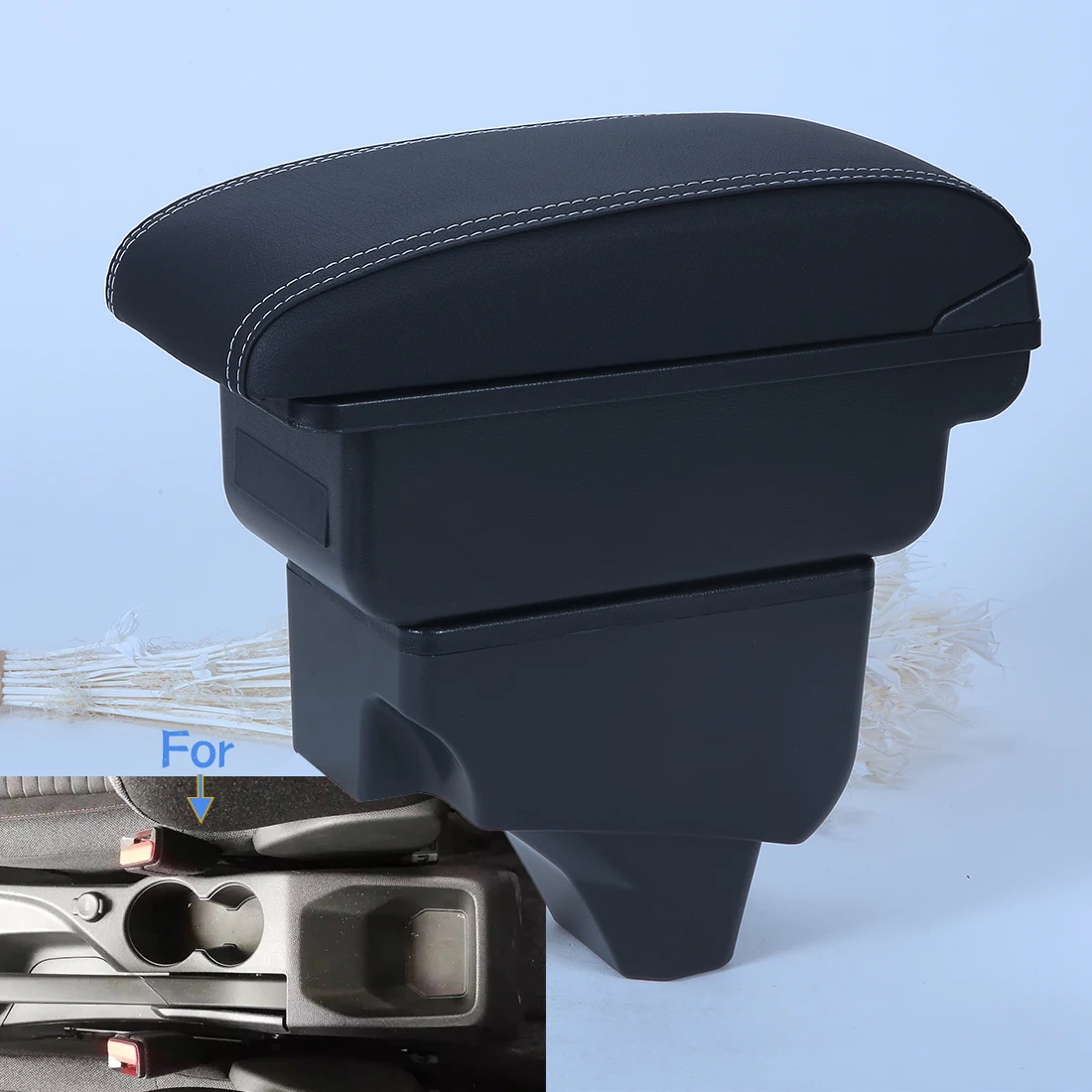 

For Peugeot 2008 Armrest For Peugeot 208 Car Armrest box 2019-2025 Retrofit parts Interior details Storage box accessories
