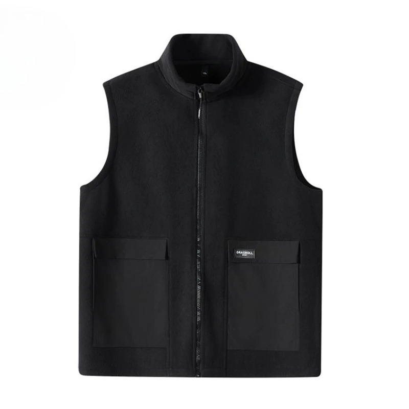 

Мужской теплый жилет без рукавов на флисовой подкладке для зимних видов спорта на открытом воздухе