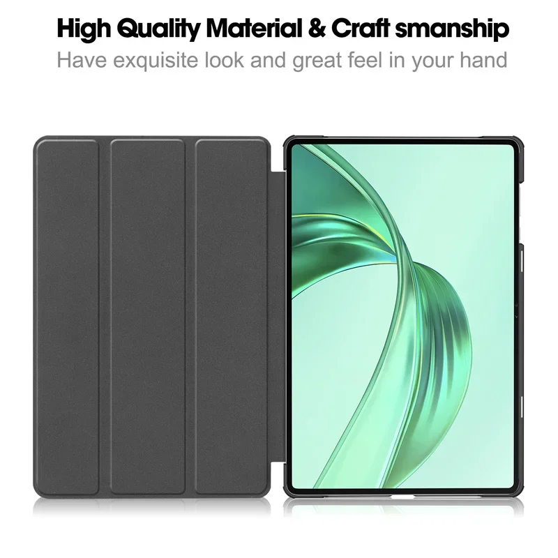 For HUAWEI 2024 Honor Pad X8a 11 Inch Tri-Folding Stand Magnetic Hard PC Back Shell For Funda Honor Pad X8a(2024) 11