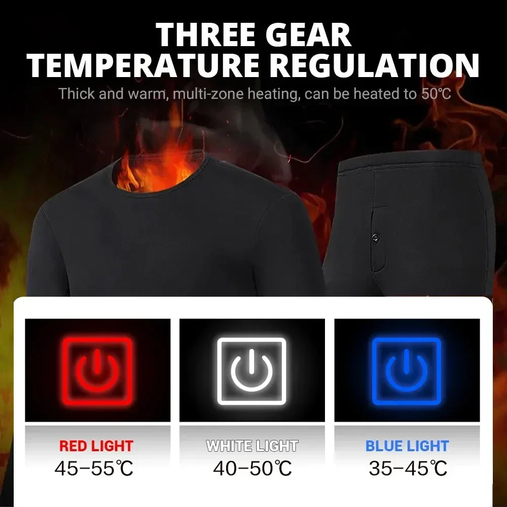 Winter Electric Thermal Underwear for Men and Women Urban Equipment Warm Jackets Sports Accessories Zone 28