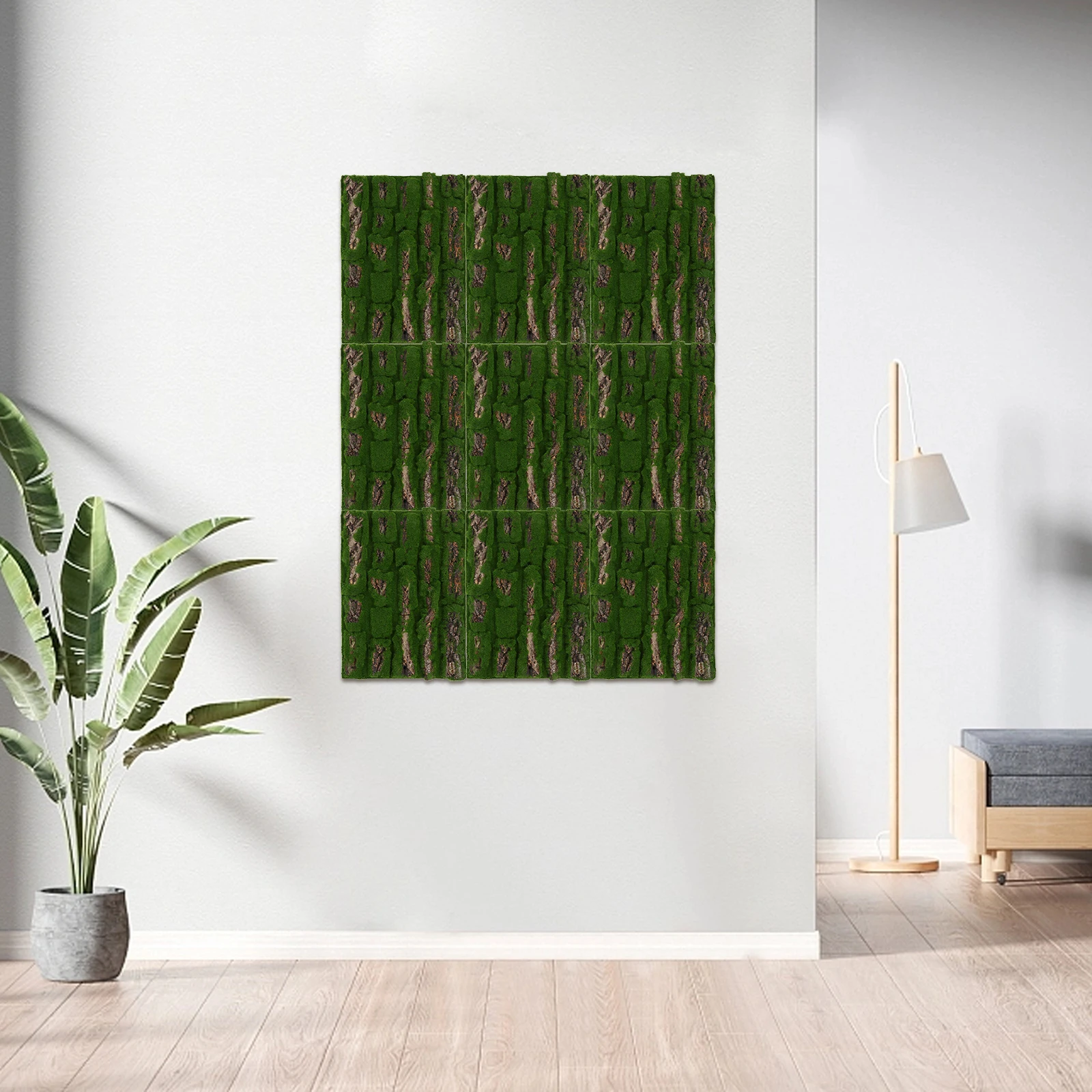 

30X40Cm Faux Moss Sheet Artificial Moss Mat For Indoor Decor Garden Landscape Wall Reptile Terrarium Background Simulation Green