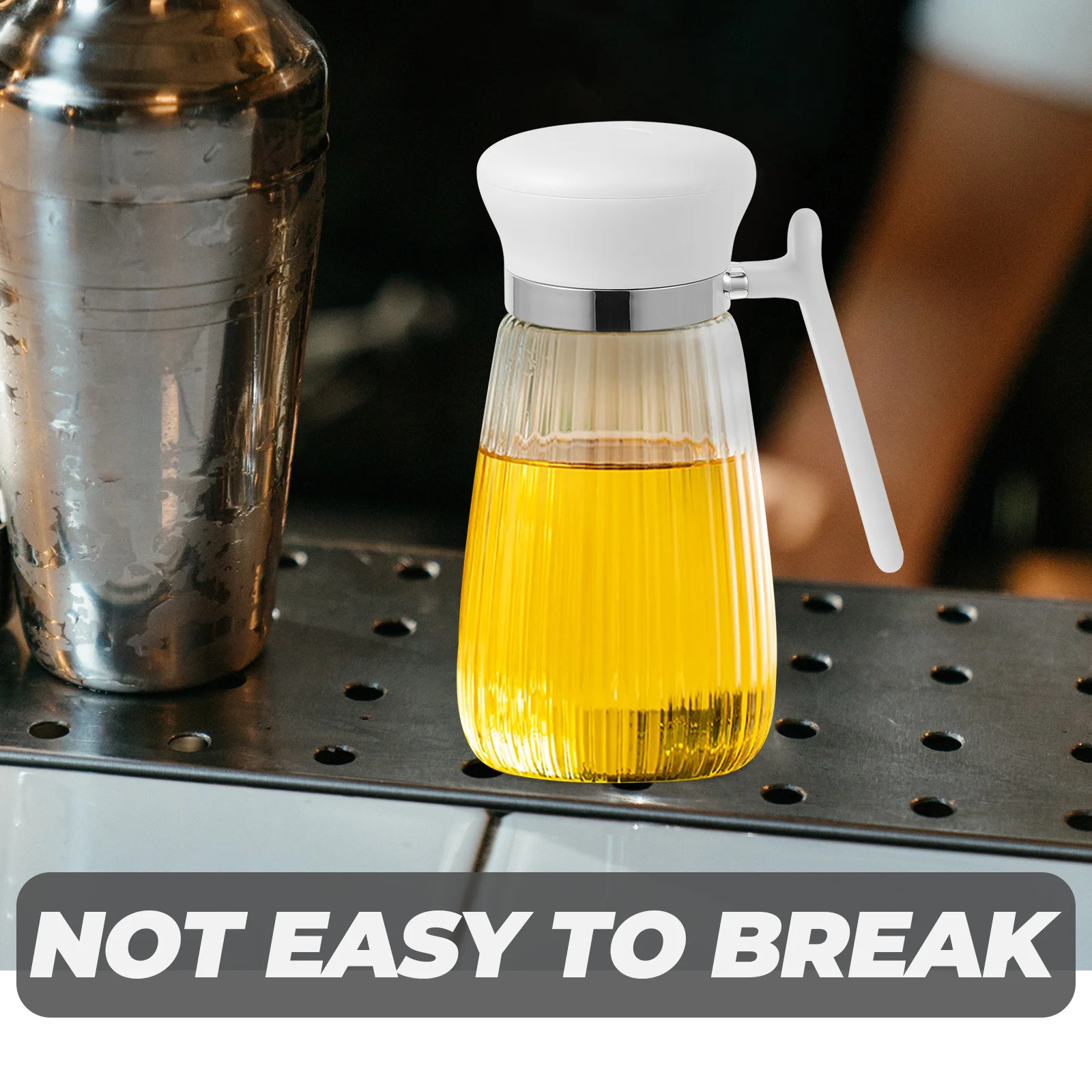 

Glass Oil Bottle Dispenser Transparent Easy Clean Glass Oil Container Practical Kitchen Soy Sauce Bottle Storage