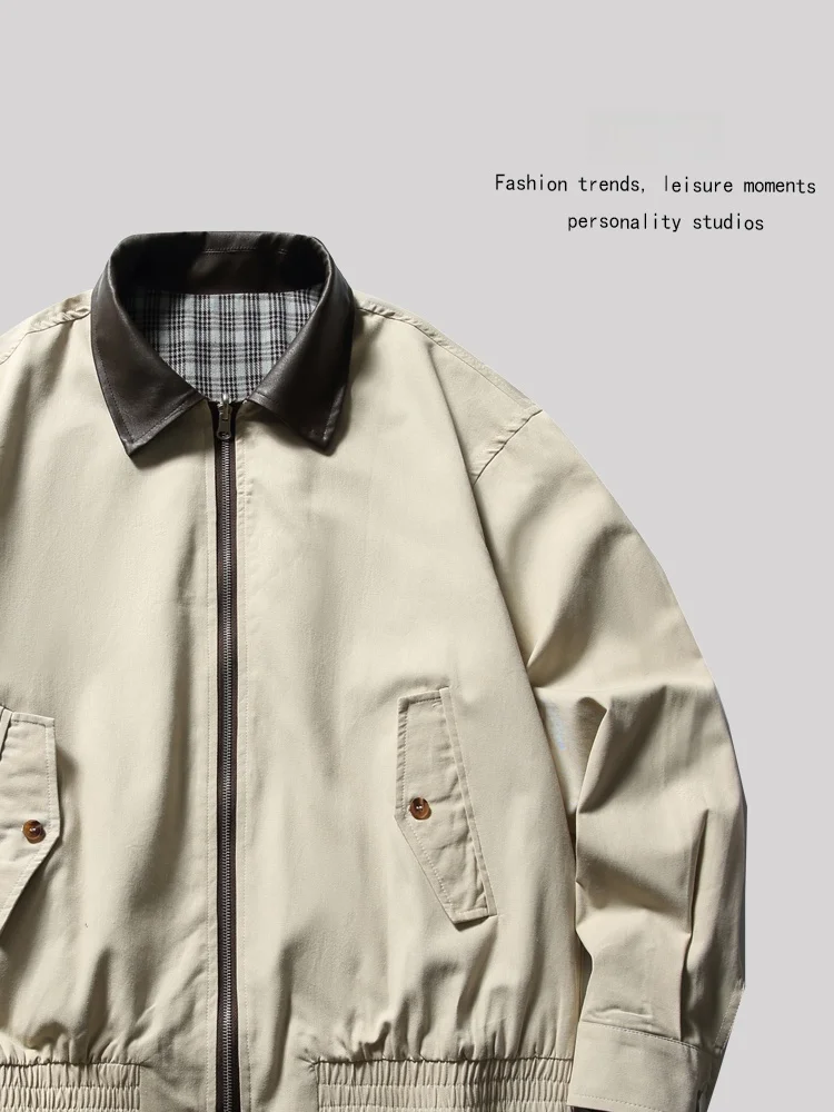 

Trendy Brand ANXIE | Recommended Good Stuff | Small Batch Design | ex Double-Sided Wear Harington Jaet