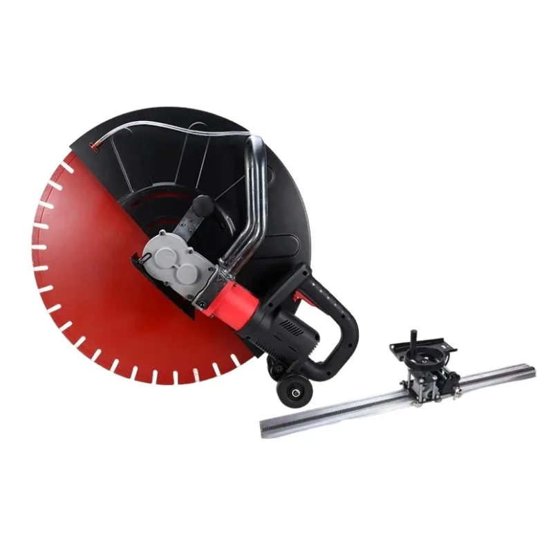 

6000W Brushless Wall Track Cutting Machine Portable Concrete Wall Slotting Machine Stone Cutter with 2.4M Track