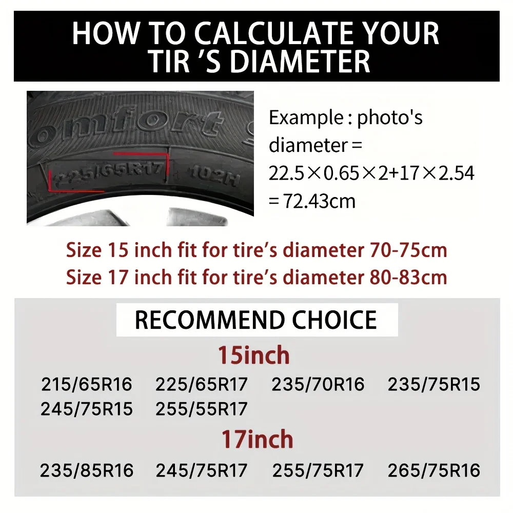 Five-Pointed Star Spare Tire Cover for Car Motorcycle Wheels Durable Weather-Resistant Ideal for Seaside Parking Party Decor