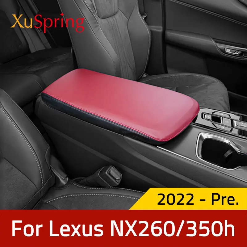 Car Armrest Console Cover Cushion Support Box Top Matte Liner Car Style for Lexus NX260/NX350h 2022 2023 Accessories