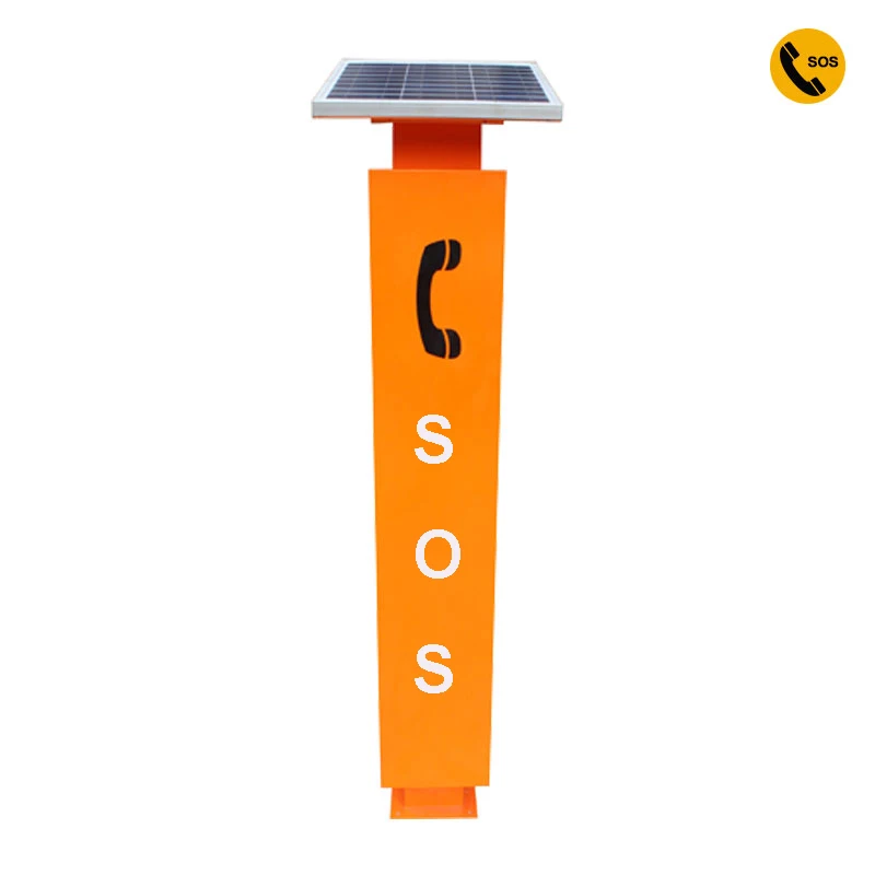 Solar Powered Highway Call Box System Weatherproof Emergency Phone Roadside Telephones for Expressway