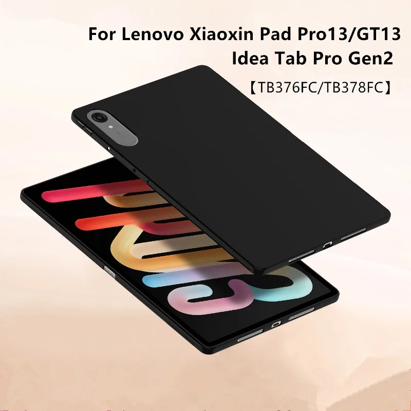 

For 2026 New Lenovo Xiaoxin Pad Pro 13 / GT 13 " TPU Silicone Soft Cover for Lenovo Idea Tab Pro Gen 2 TB376FC/TB390 Tablet Case