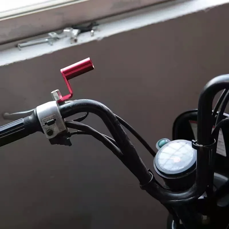 العالمي مرآة الرؤية الخلفية جبل موسع قوس للدراجات النارية سكوتر ATV الدراجة دعم حامل هاتف الخليوي المحمول الأضواء