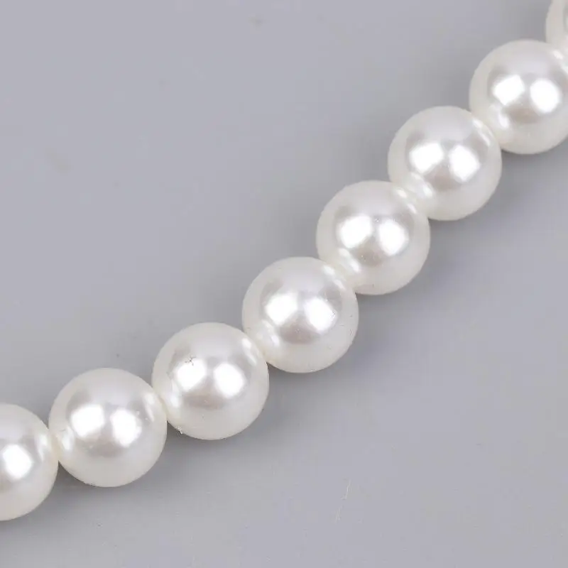 【New】2Pcs Imitation Pearl Chain Shoe Charms Detachable Artificial Pearl Shoe Chains Fashion Simple Shoes Buckle Shoes Decoration