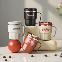 400ml Stainless Steel Insulated Cup  Cola  High Beauty Water Bottles Coffee Cup Portable Dual Drink Office Cup