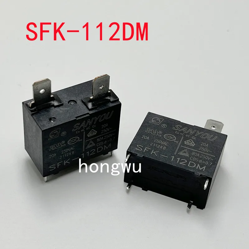 

100% Original New 2PCS SFK-112DM DC12V relay 20A 4pins