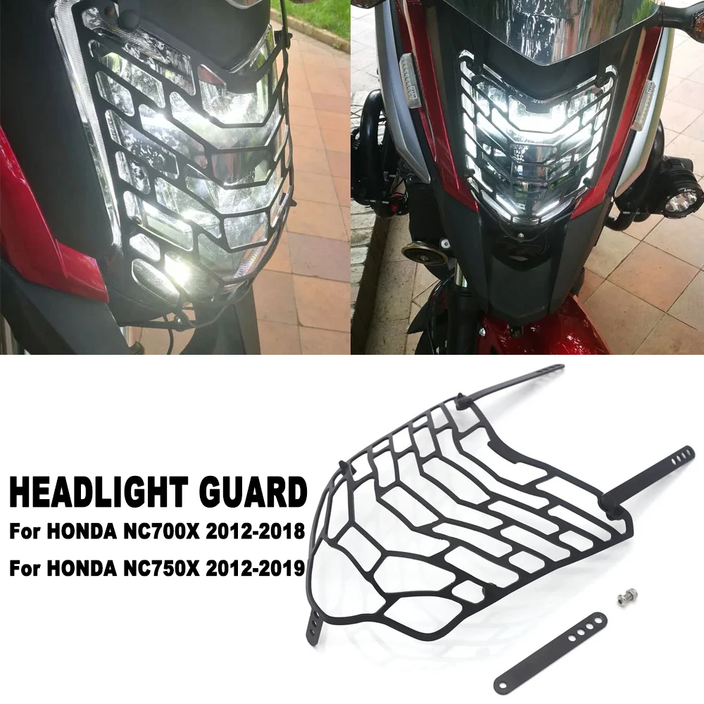 Grille Headlight Protector Head Light Guard Front Lamp Cover For HONDA NC700X/750X 2012-2018