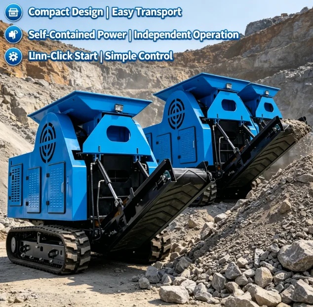 Customized Rock Stone Crushing Machine YG-135 Small Mobile Crusher For Breaking Stone With Trailer