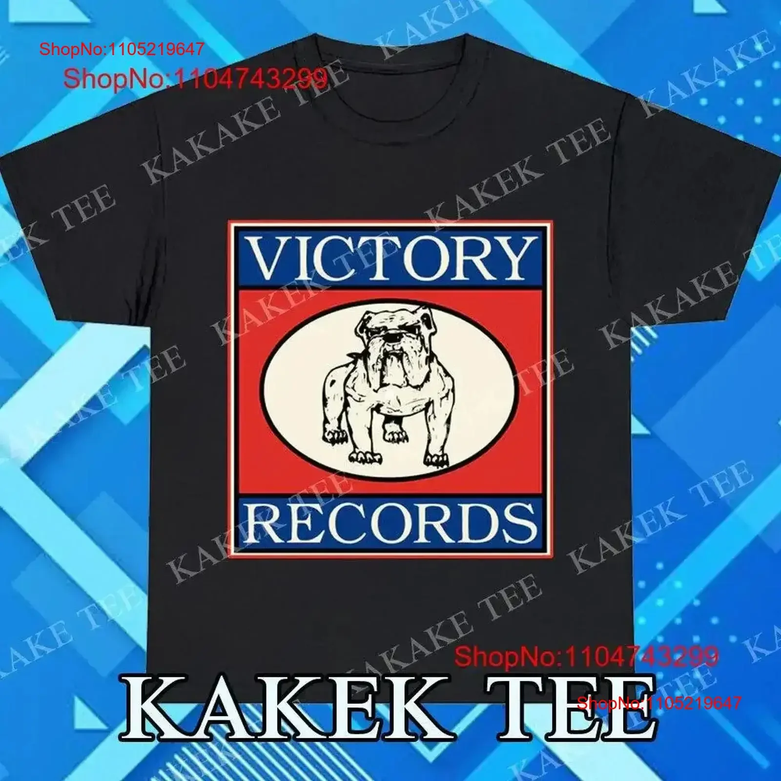 New Victory Records Logo T Shirt Funny Size S to 5XL vintage Washed Stylish homme Stretched Slightly Comfortable graphic