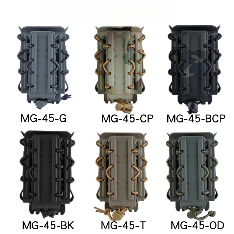 Adjustable Shooting/Hunting Magazine Pouch with MOLLE System for 5.56/7.62/9mm/45ACP Alien Magazine Pouch