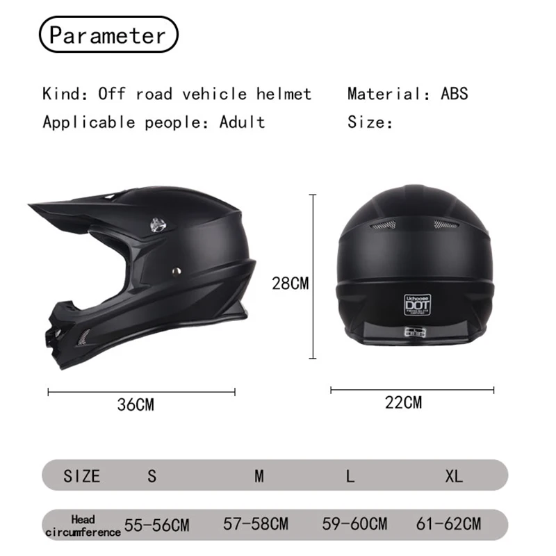 DOT Helmets Motocross Kask Cross Downhill Soporte Casco Off Road Helmet Racing Classic Motorcycle Original Enduro