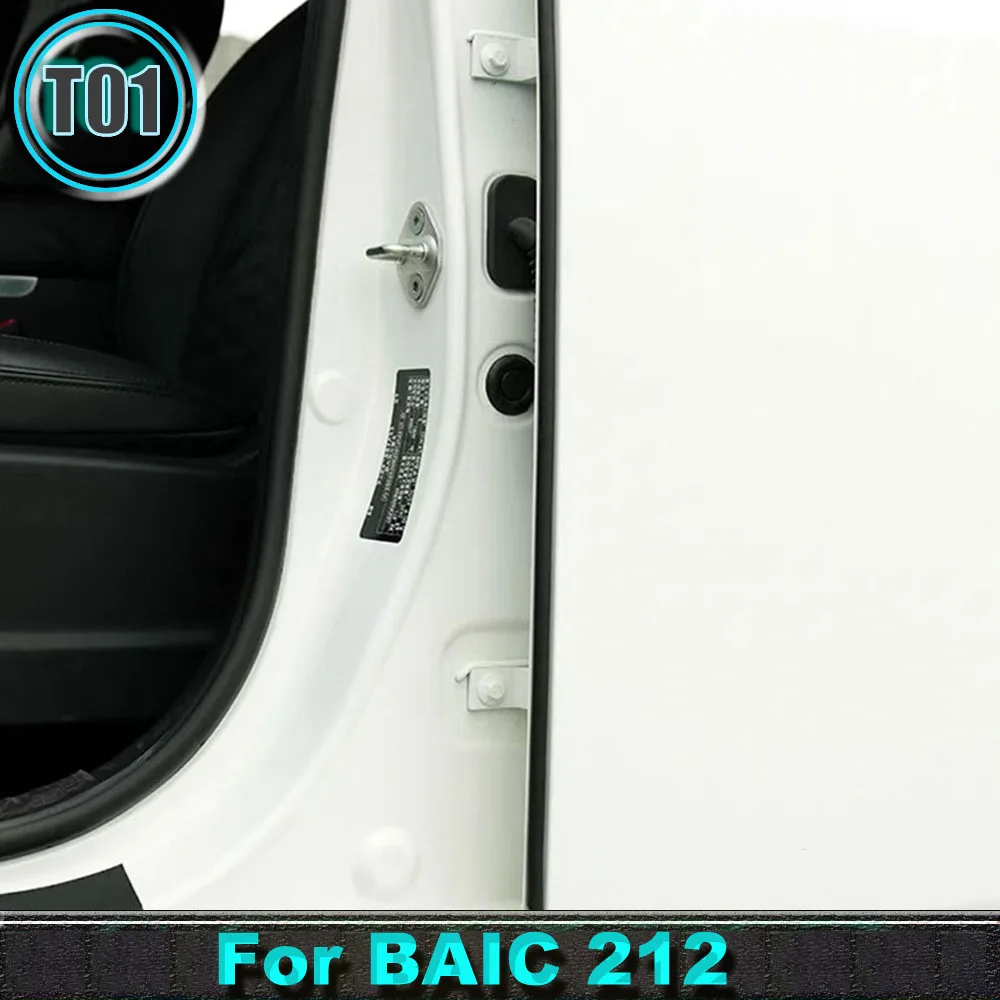 Car Full Weather Stripping Rubber Seals For BAW 212 T01 2024-2026 Off‑Road SUV Reduce Wind Noise Dust Water Ingress Kit