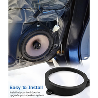 Front Door Speaker Adapter 6.5 Inch For Subaru Forester Impreza Outback WRX/STI Audio Speaker Spacer Ring Bracket Replacement
