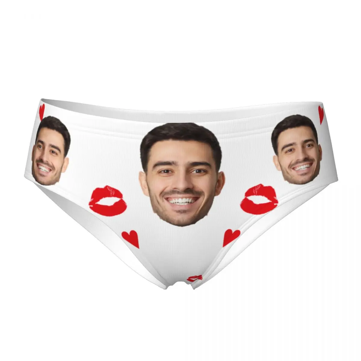 

Women's Custom Personalized Face Photo All Mine Briefs High Waisted Seamless Underwear Invisible Full Coverage Briefs Panties