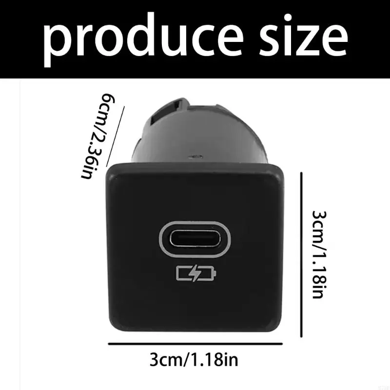M76E Hochgeschwindigkeits-2,4-A-USB-Ladesteckdose für L405 L494 L663 Fahrzeug LR150198 T4K14636 – Detail 6