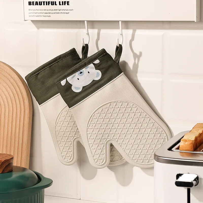 قفازات سيليكون عازلة للحرارة،  - مراجعة Oven Mitt Silicone وسعره