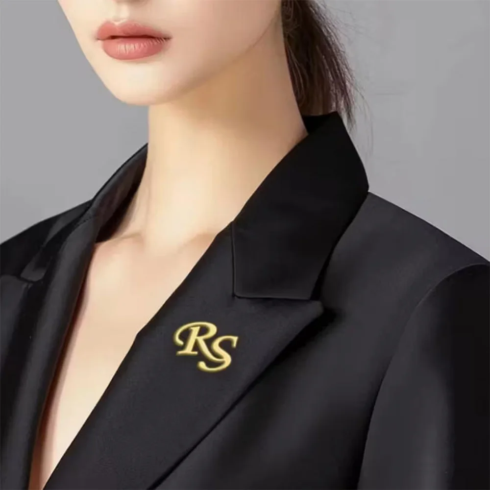 Customized Customized First Letter Brooch Groom Business Event Men's and Women's First Letter Personalized Wedding Pin Best Men's Jewelry - Aliexpress Deal