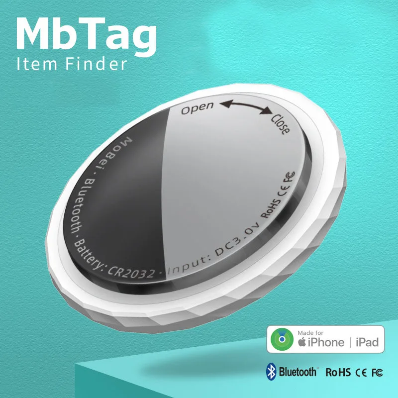 Mb Tag GPS Tracker certificazione MFI dispositivo di promemoria Anti-perdita portachiavi portafoglio auto Smart Air Tag funziona con Apple Find My