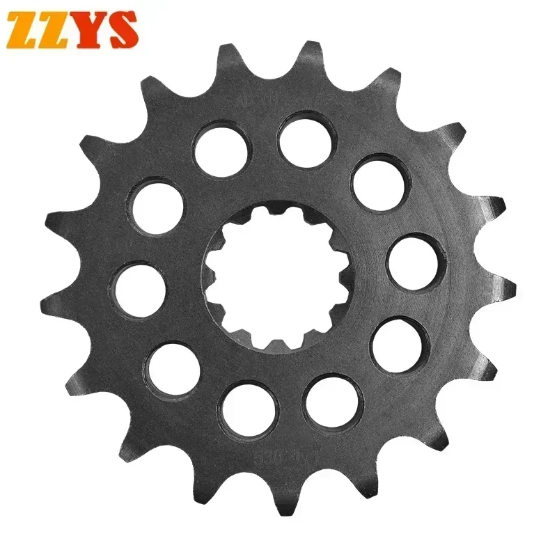 530 17T 17 Tooth Front Sprocket Gear Staring Wheel Cam For Kawasaki Road ZZR1400 Special Edition Performance ZZR 1400 2011-2013