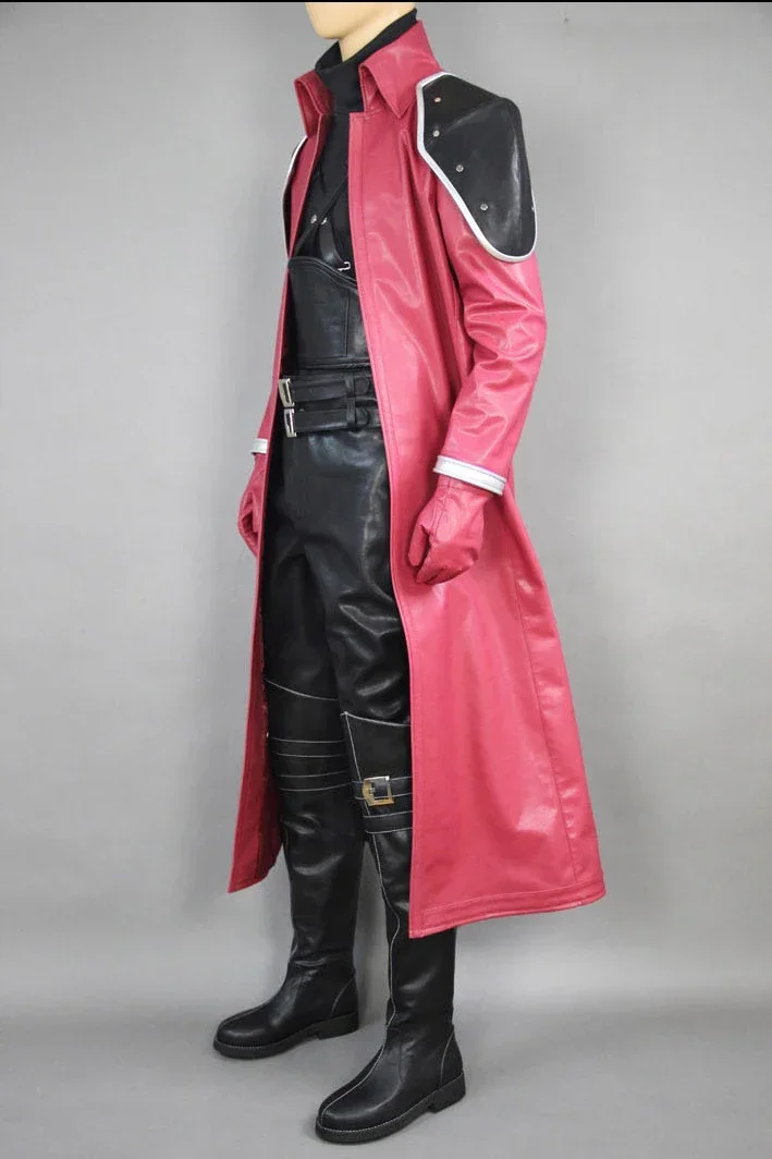 Disfraz de Cosplay rojo FFVII Genesis Rhapsodos Final Fantasy 7