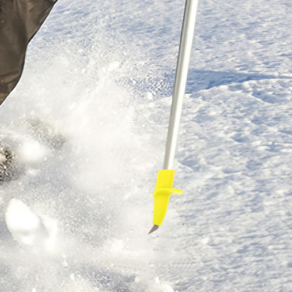 

4Pcs Tungsten Steel Trekking Pole Tip Durable Non-Slip Foot Cover Hiking Stick Tip Replacement for Walking Stick Accessories