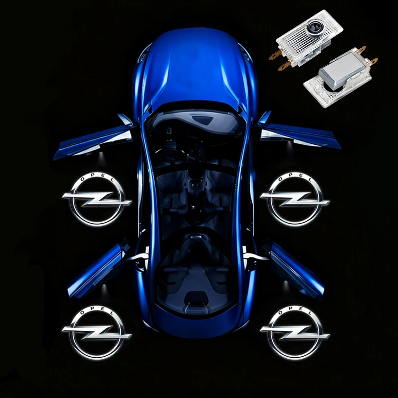 

LED Car Door Logo Projector Welcome Ghost Shadow Light Accessories Fit For Opel Vauxhall Corsa Astra Insignia Zafira Omega Mokka