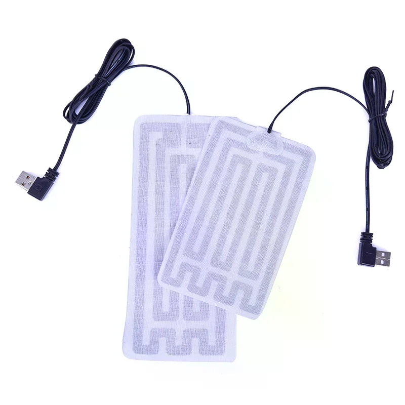 1pc Heating Pad Hand Warmer Heated Insole USB Heating Film Electric Heat Mat