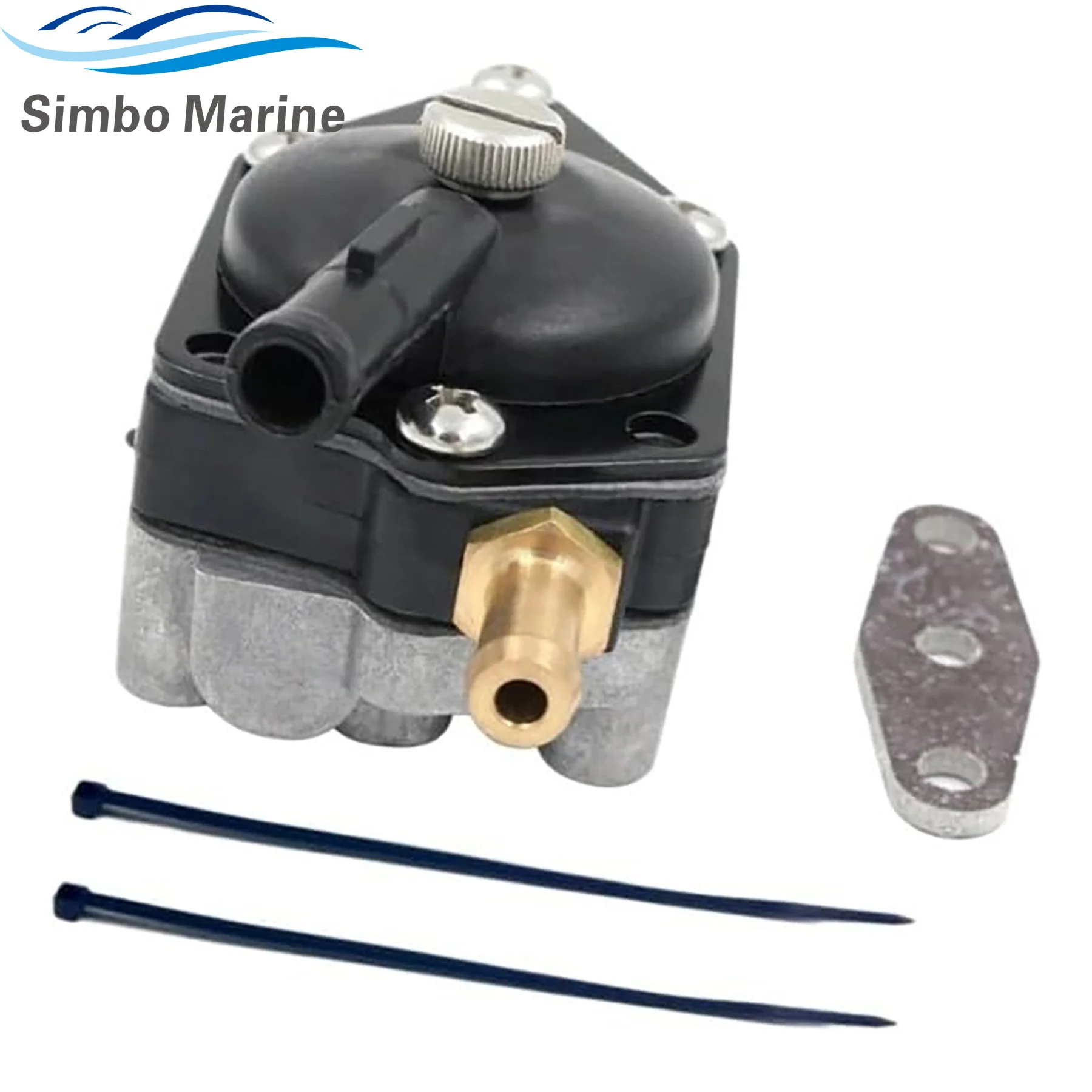 388268 433387 432451 382354 Compatible with Johnson Evinrude 2-Stroke 20-140 HP Outboard Motors Marine Fuel Pump 385781 18-7352 - view 5