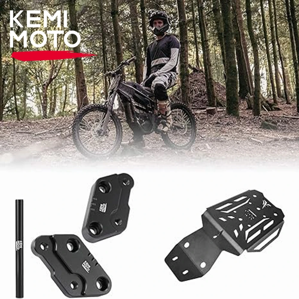 

For Talaria Sting MX3 MX4 Foot Peg Extension Bracket Kits and Luggage Rack Electric Dirt Bike Support CNC Aluminum Accessories