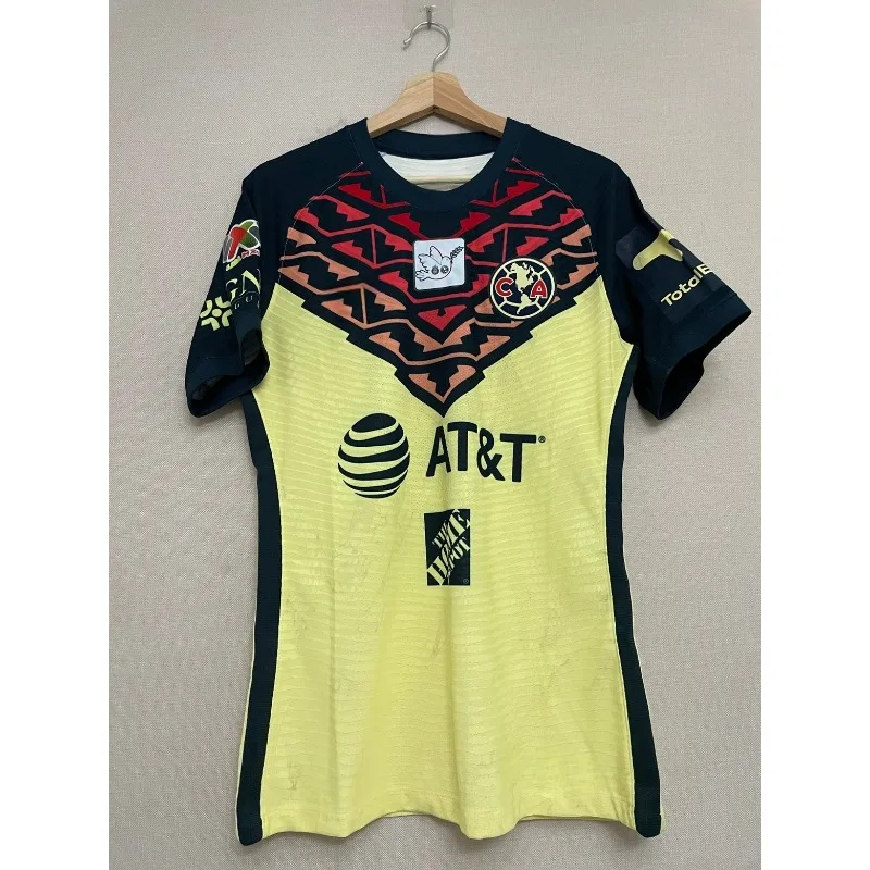 Camiseta del jugador fuera de la corte del equipo americano mexicano Am É Rica # 4 Caceres