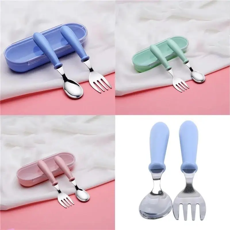 

Tableware Set Utensil Toddler Dinnerware Cutlery Cute Spoon Fork