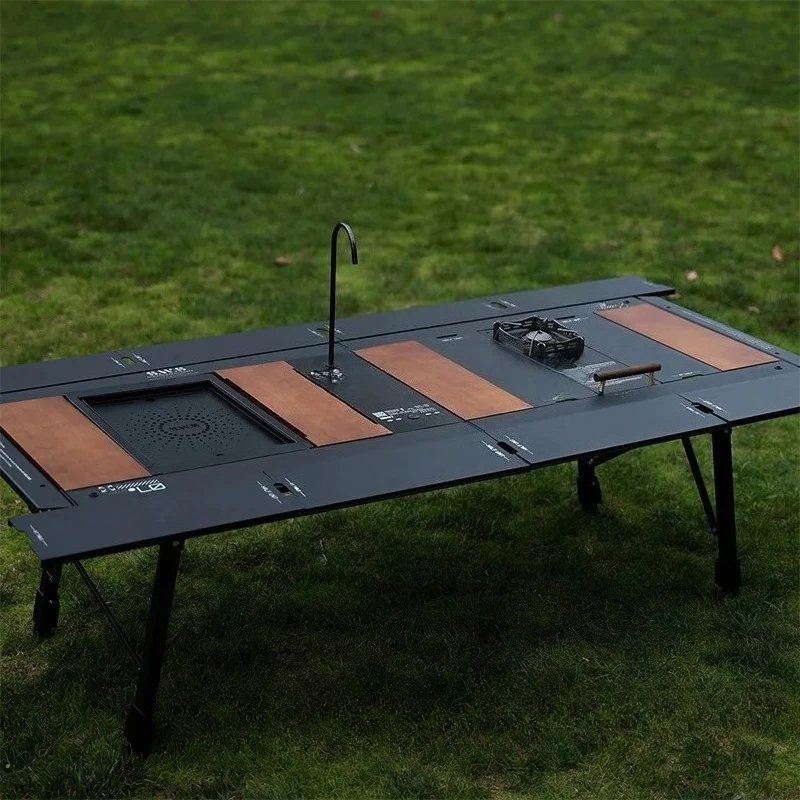 Camping BBQ Eqiupment Outdoor SWS 5 Unit IGT Table Aluminum Multifunctional Foldable Table Expandable Table Legs