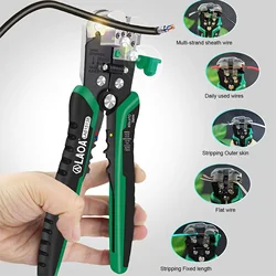 LAOA Multifunctional Wire Stripping Pliers Fully Automatic Wire Pulling Electrician Specific Manual Tools Cable Pliers Hand Tool