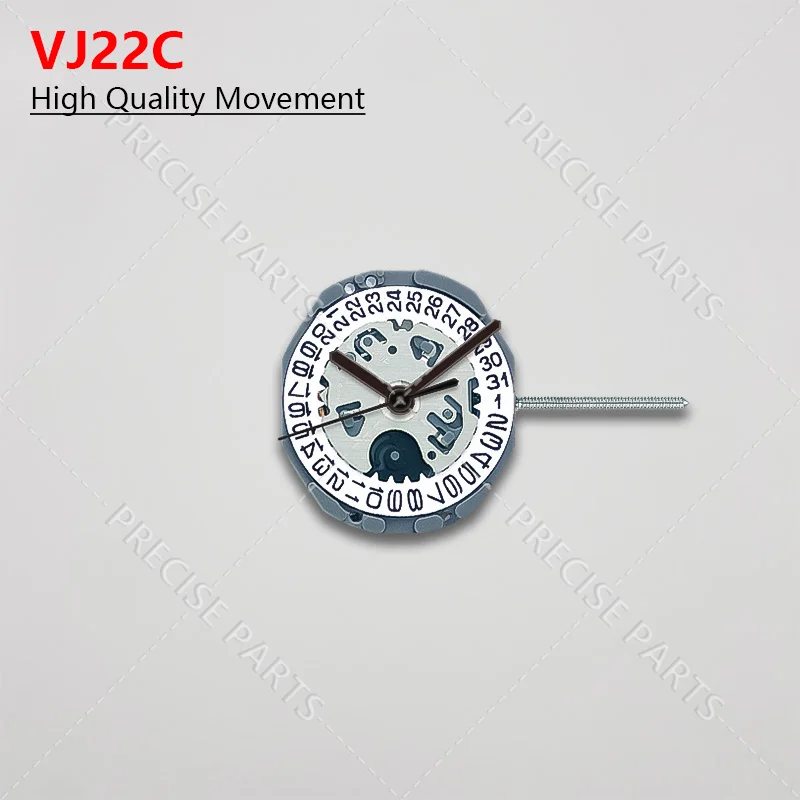 Japanese Brand New Genuine VJ22 Quartz Movement Date 3/6,  Watch Movement Accessories VJ22 Movement VJ22B Movement