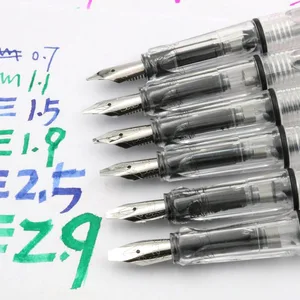 Kualitas Tinggi Duckbill Gothic Seni Paralel Bunga Seni Tubuh Ujung Datar Vinyl Tibet Arab Fountain Pen Perlengkapan Kantor Alat Tulis 6 pulpen bunga dengan penjualan terbaik - №