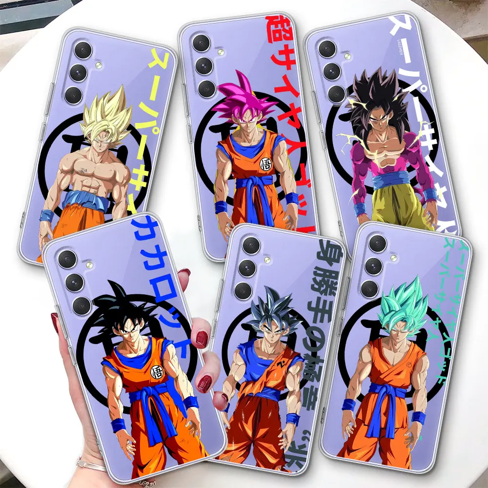 

Cool Dragon Ball Case for Samsung Galaxy A15 A16 A17 A54 A14 A22 A51 A53 A12 A13 A23 A71 A52 A55 A35 Transparent TPU Phone Cover
