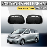 Cars Accessories Door Mirror Cover For Toyota Vellfire H20 2008 2009 2010 2011 2012 2013 2014 2015 Car Decoration Car Upgrade