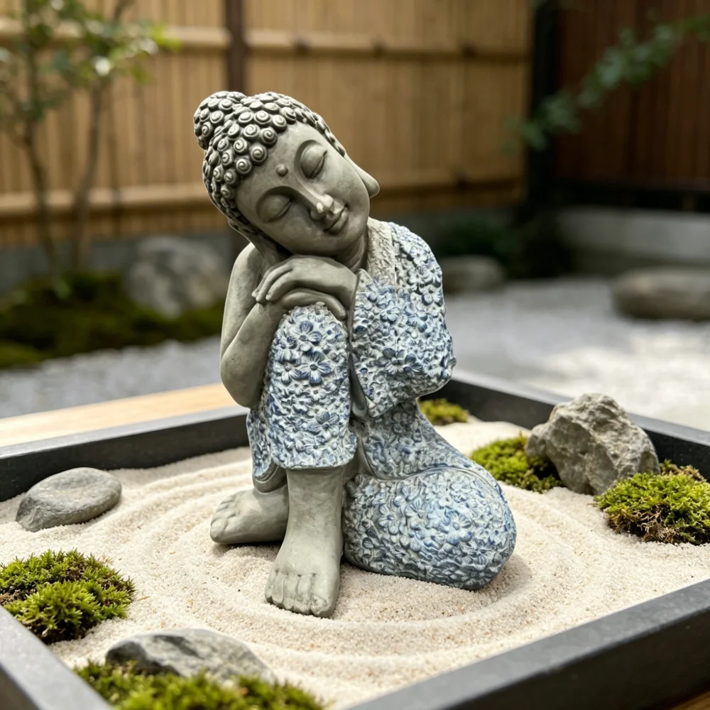 Serene Sleeping Buddha Statue, 16.34