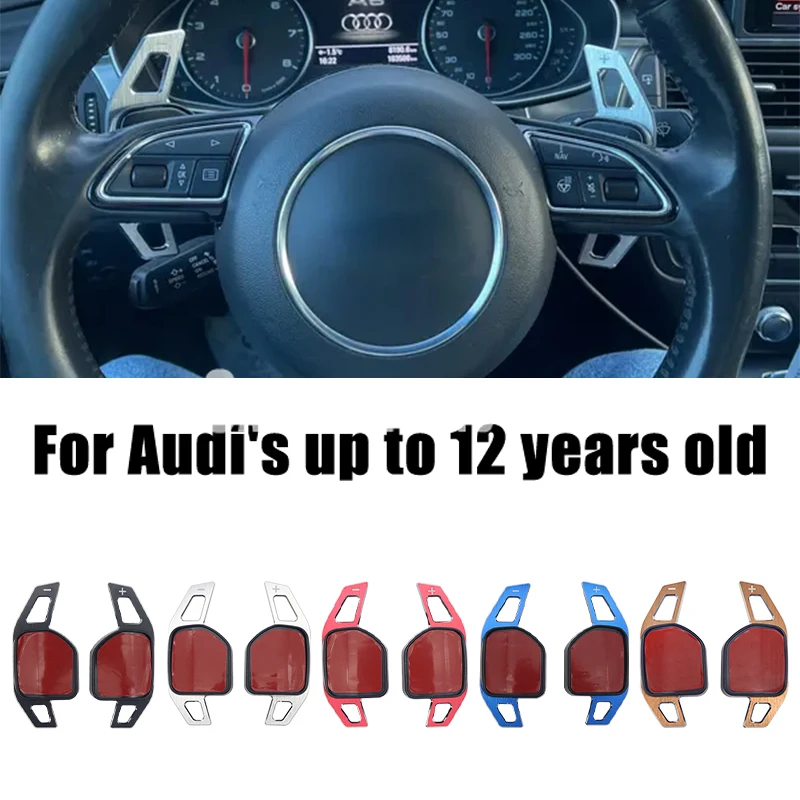 

2x Накладки-удлинители на подрулевые лепестки из алюминиевого сплава для Audi A3 A4 A5 A6 A7 A8 Q5 Q7 TT R8 A4L Q3 Q5 Q7 TT S6 S7 S8