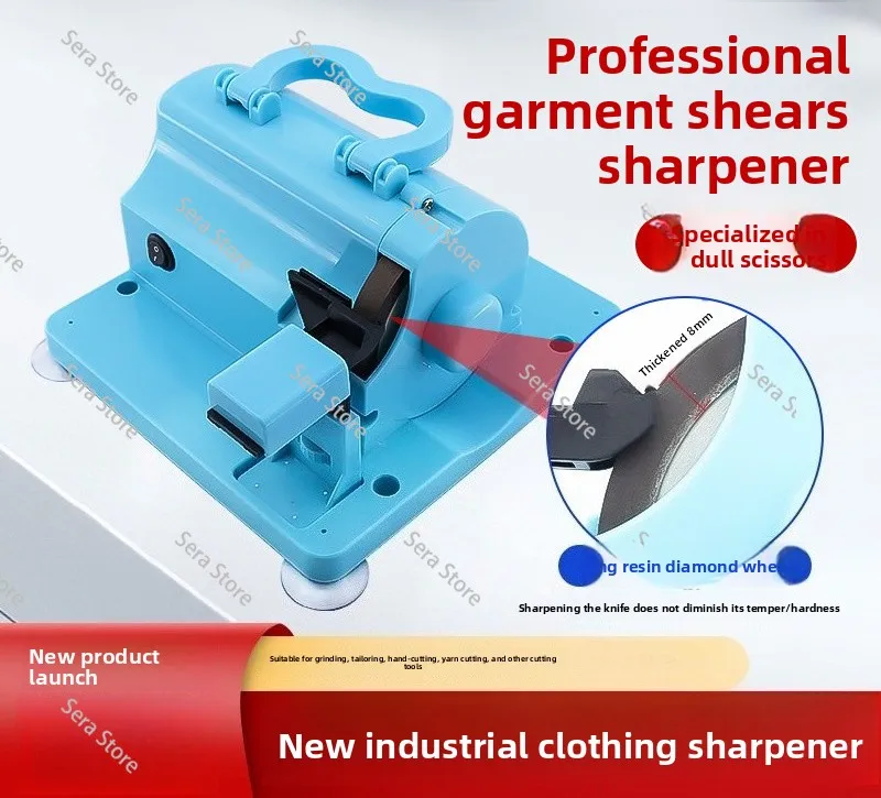 220V High-Precision Electric Scissor Sharpener, Fully Automatic for Hairdressing and Tailor Shops