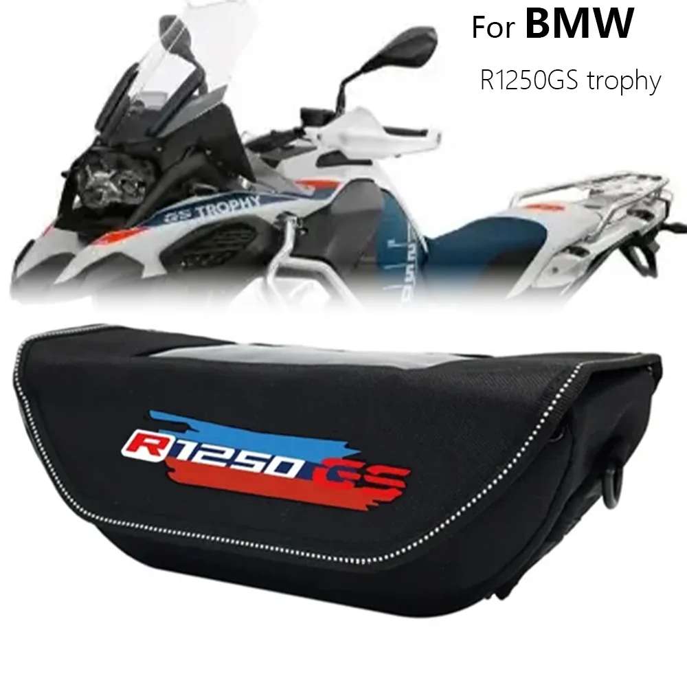 Für bmw r1250gs trophäe motorrad wasserdicht und staub dicht lenker aufbewahrung tasche motorrad lenker reisetasche