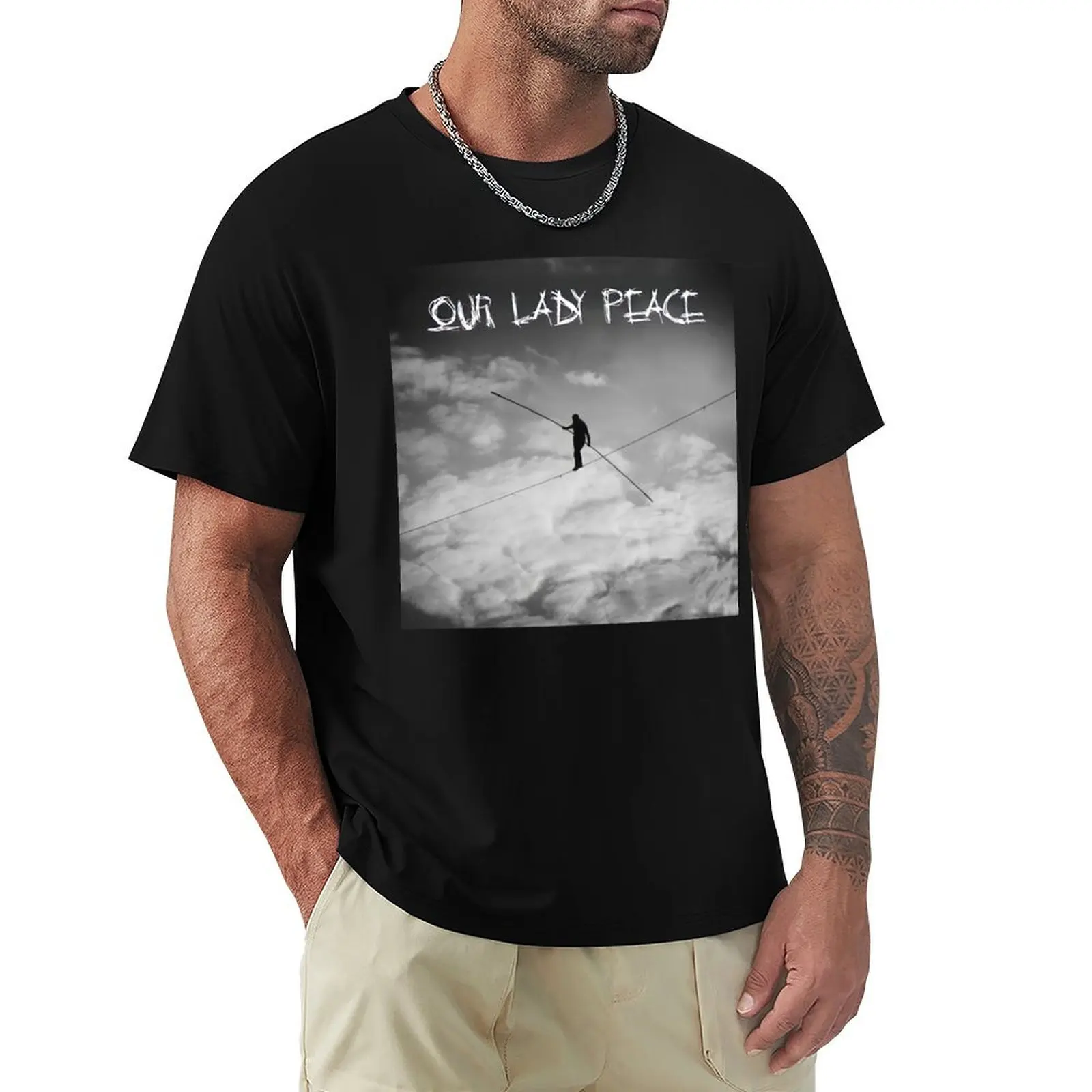Request our lady peace T-Shirt Work Casual Loose Fit T-Shirt