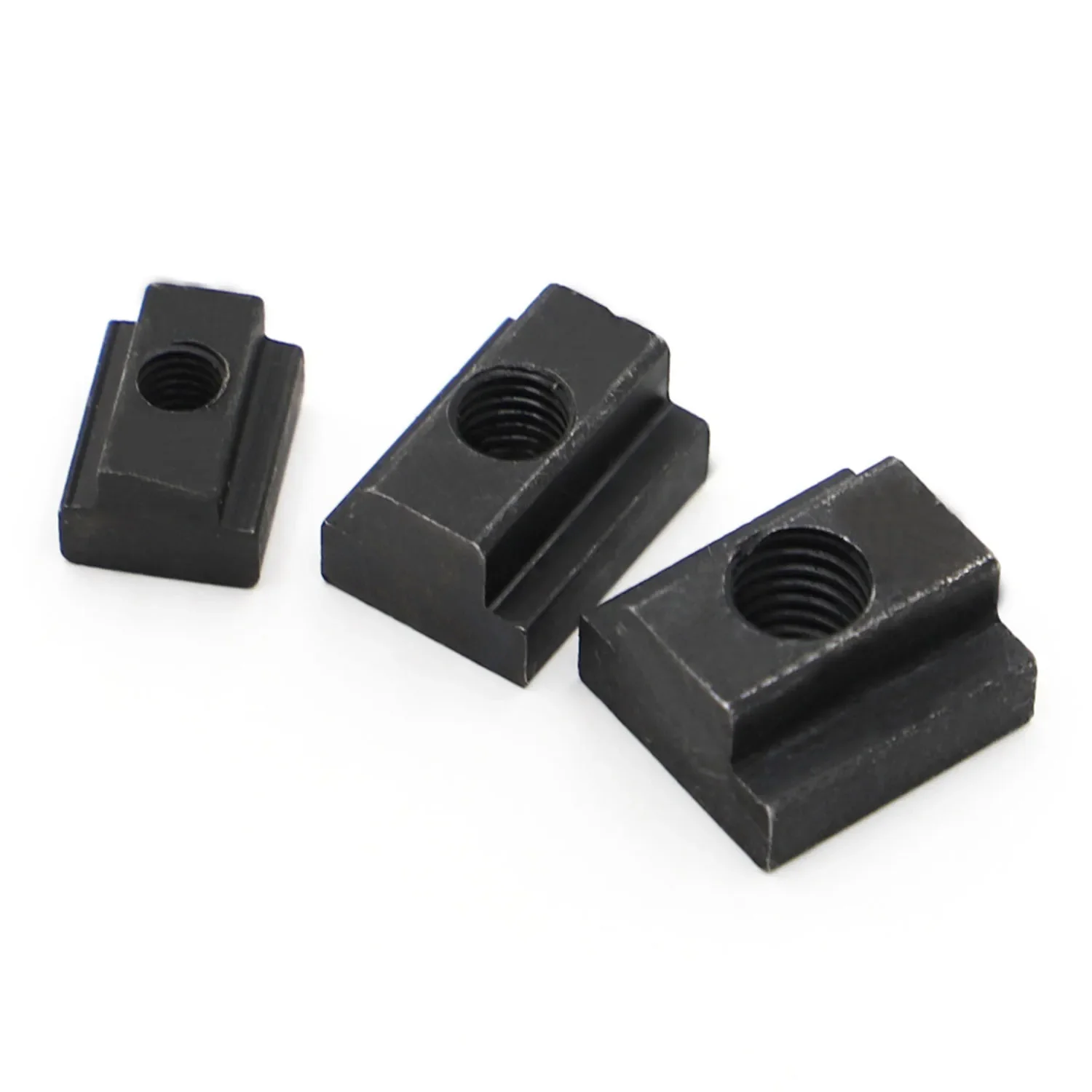Black Oxide Finished DIN508 Grade 8.8 Carbon Steel Nut Tapped Through Slot T-nuts M6 M8 M10 M12 M14 M16