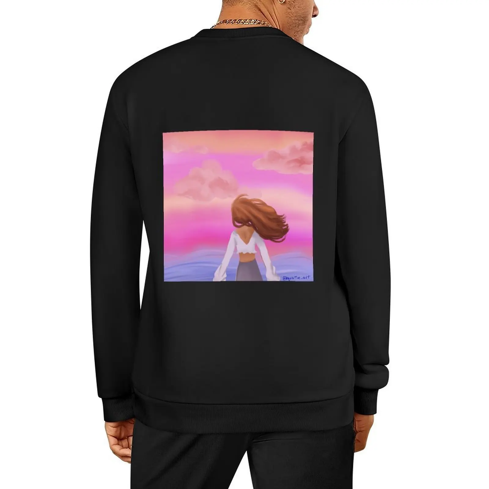 

Sunset Dreams Pullover winter clothes autumn new products korean clothes men's clothing new sweatshirt